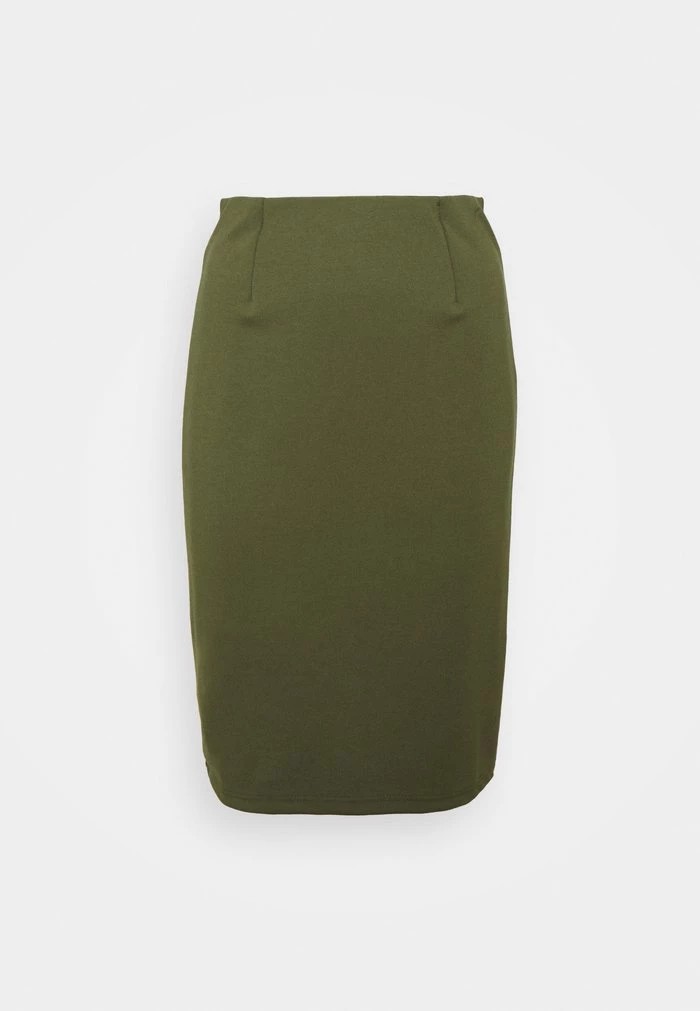 Jupe ANNA FIELD Anna Field Pencil Skirt Kaki Femme | OMD-2468028